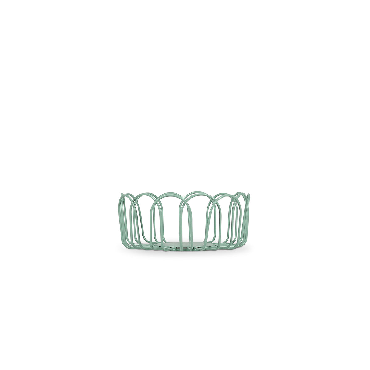 Ona - Draadmand 16xH7cm groen Flores