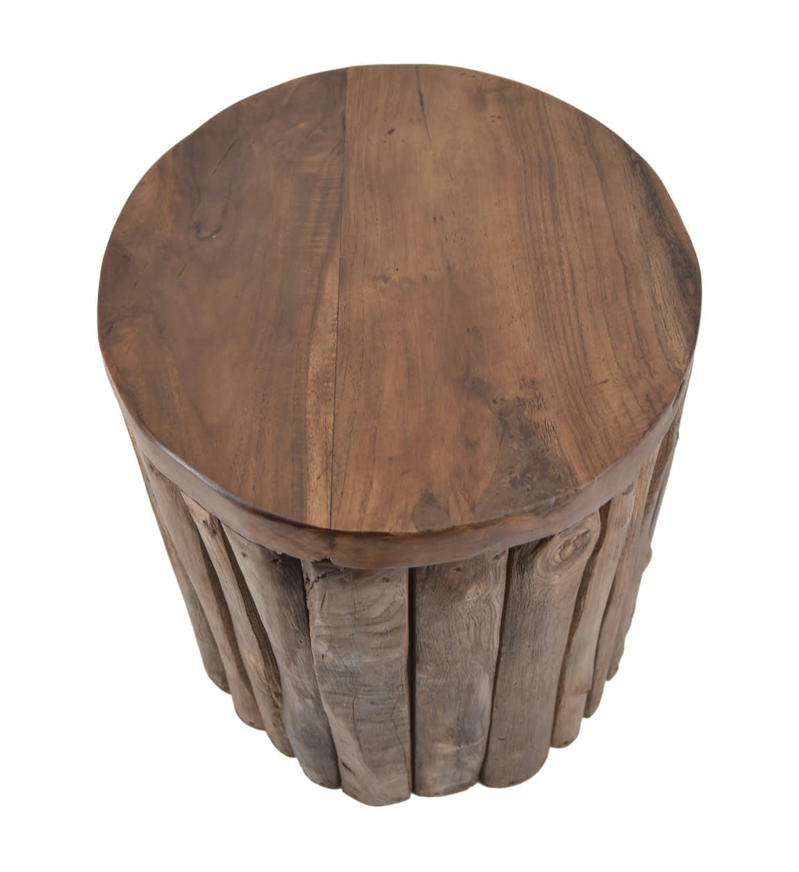 TEAK - Tabouret en bois marron