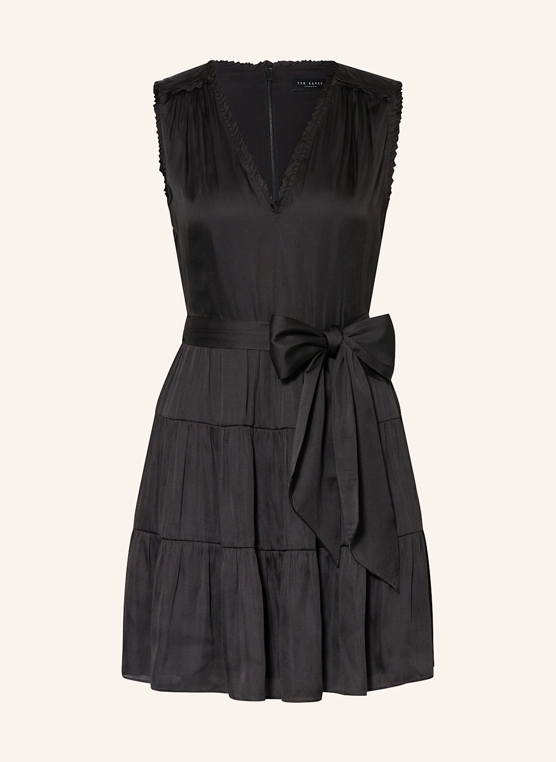 TED BAKER Satinkleid OTIANA mit Rüschen