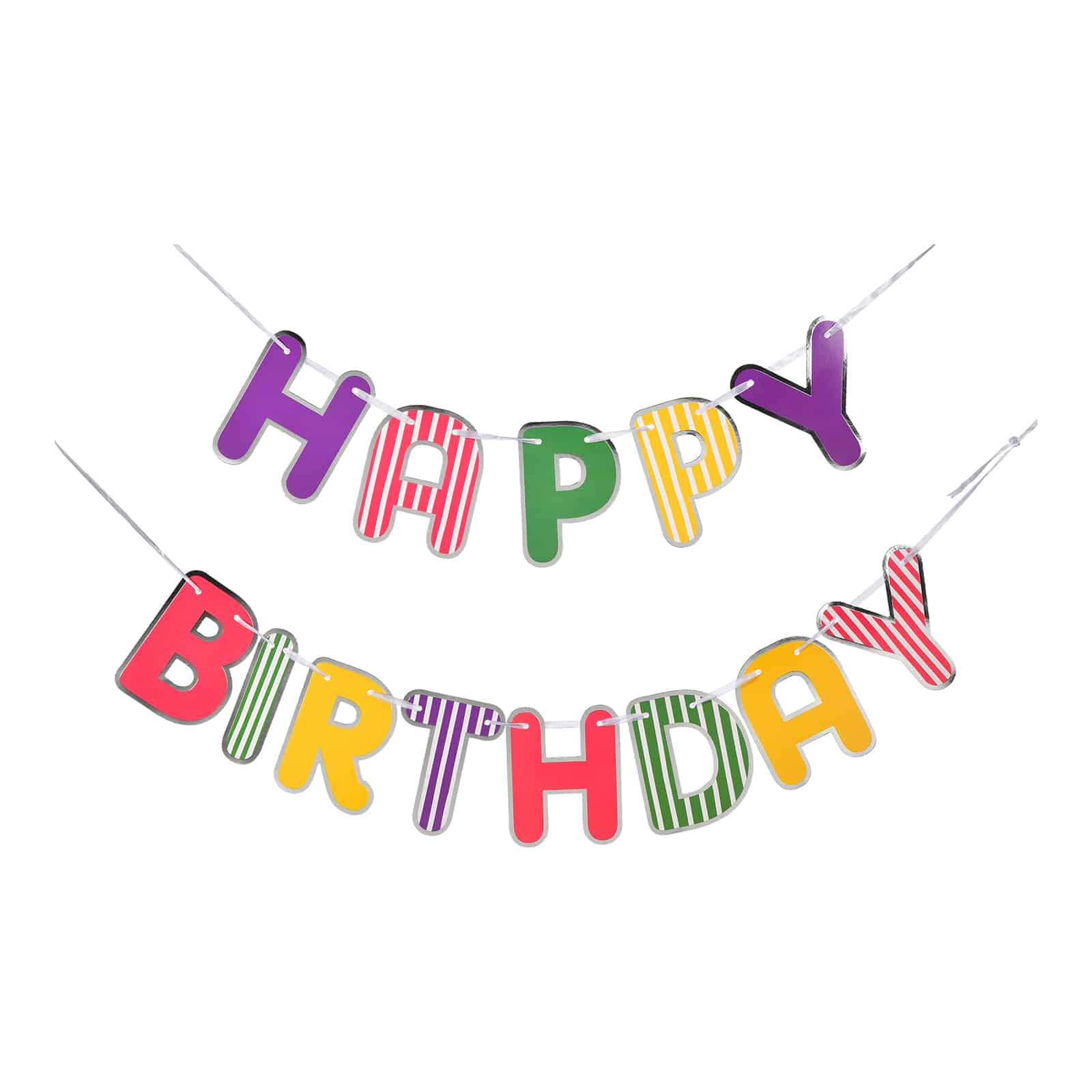 Girlande Happy BDay Bunt,L 3.000 mm