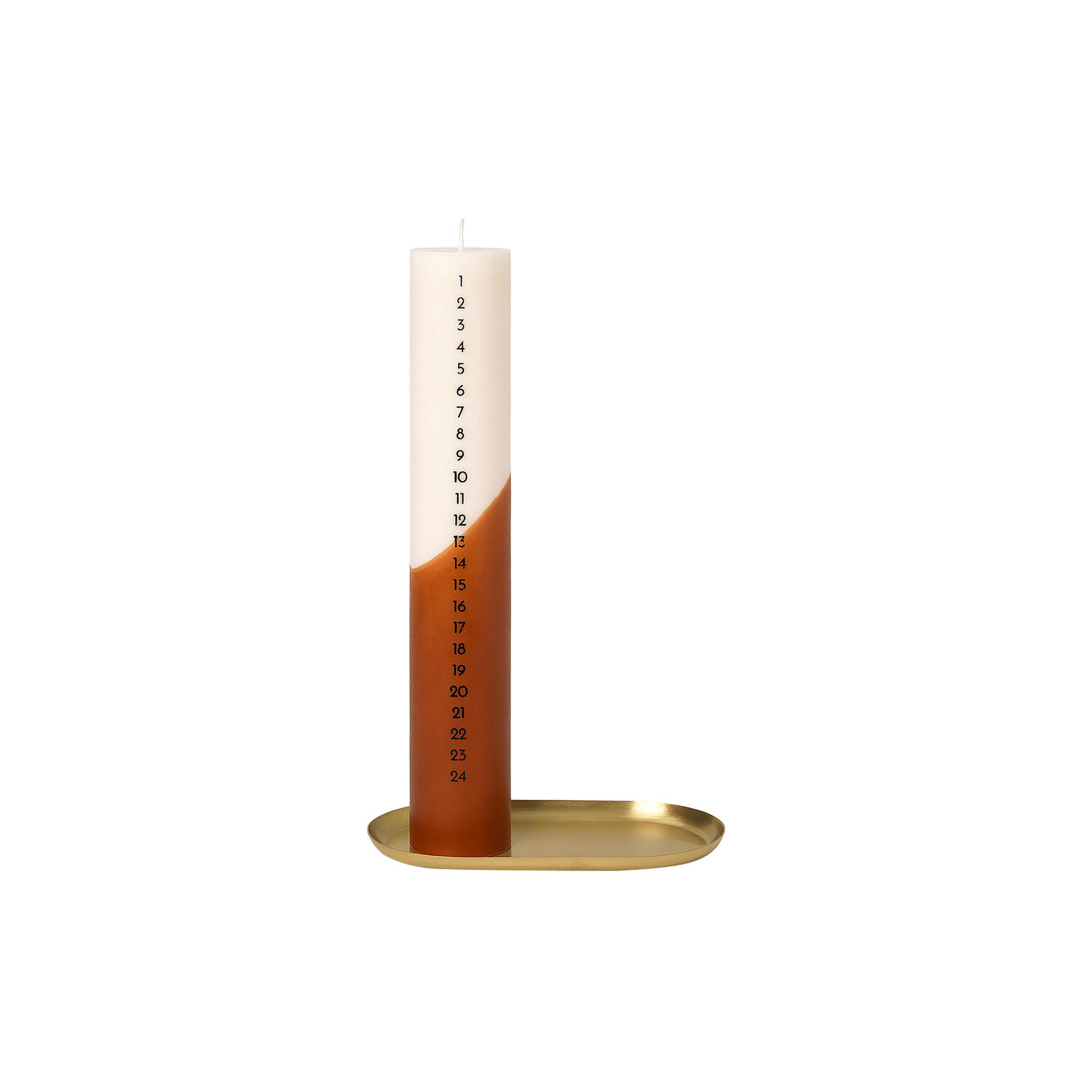 Basho Tray Oval, brass