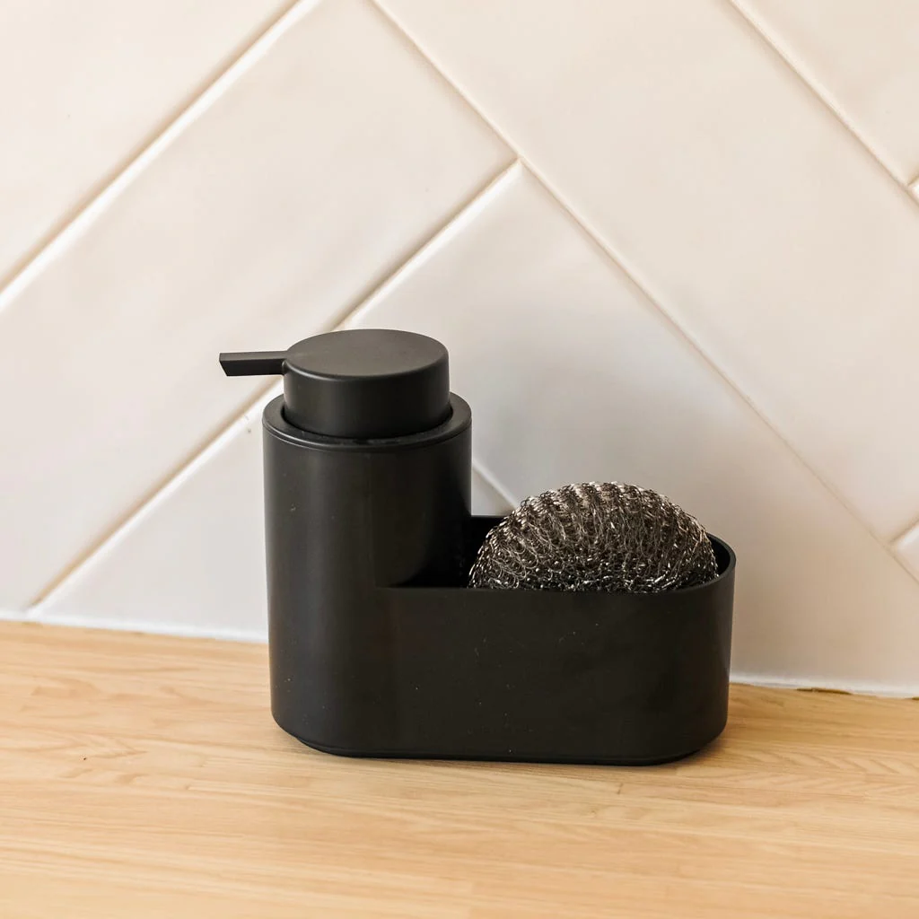 Doseador com esfregão preto ALL BLACK