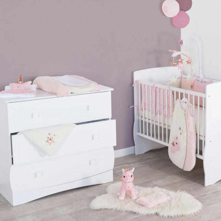 - Mobile musical bébé Jolly Rose/Ecru 60x40