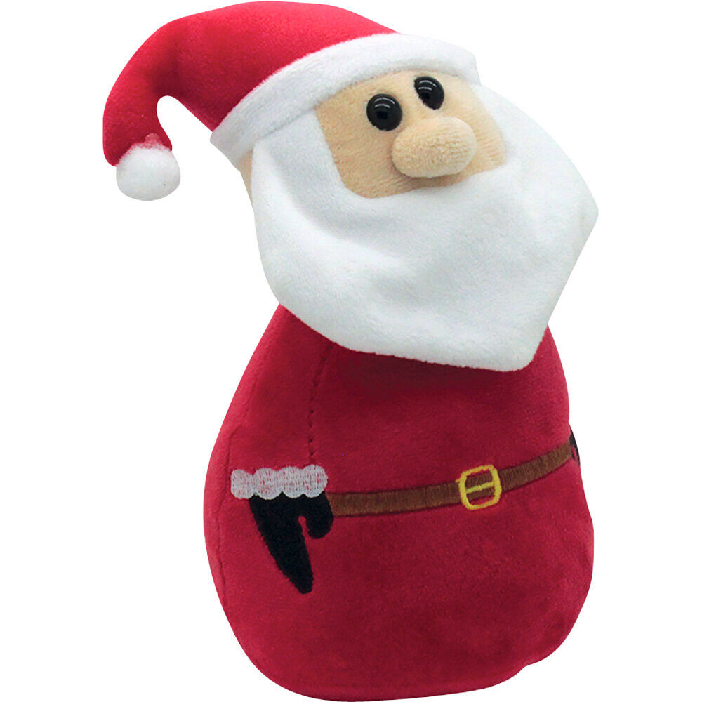 Bloc porte butoir Père No&euml;l rouge et blanc