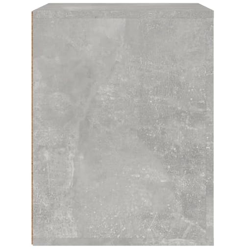 NNEVL Wall-mounted Bedside Cabinet Concrete Grey 50x36x47 cm