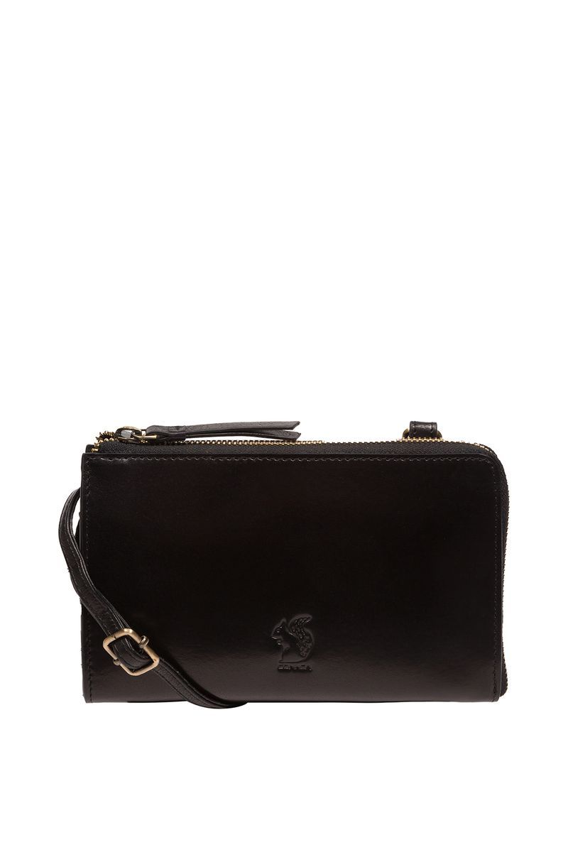 Conkca London Winnie' Leather Cross Body Phone Clutch Bag
