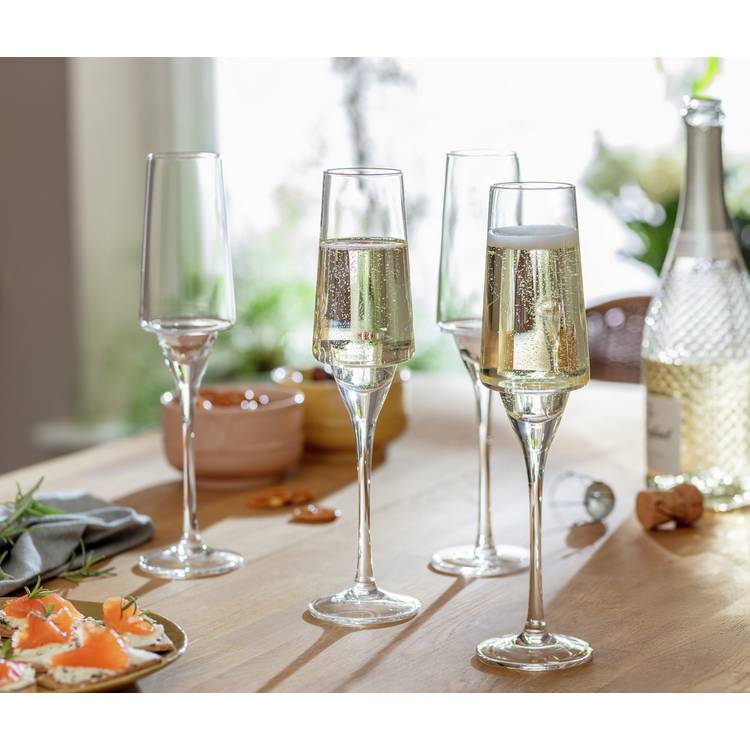 Habitat Sahara Set of 4 Prosecco Glasses