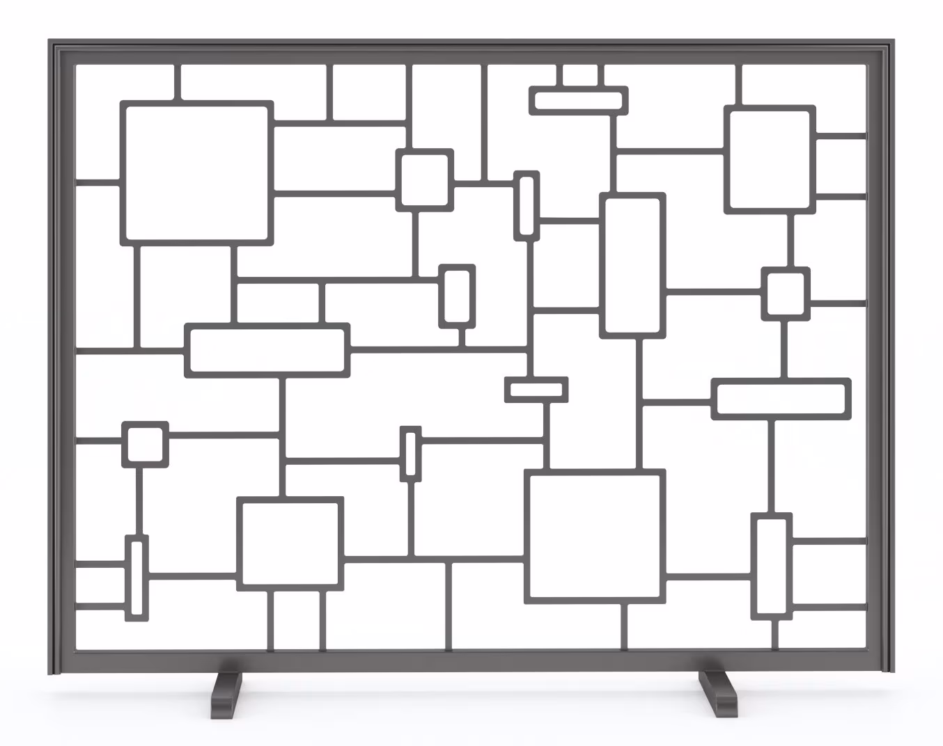 Fireplace Screen (Squares) - Customizable