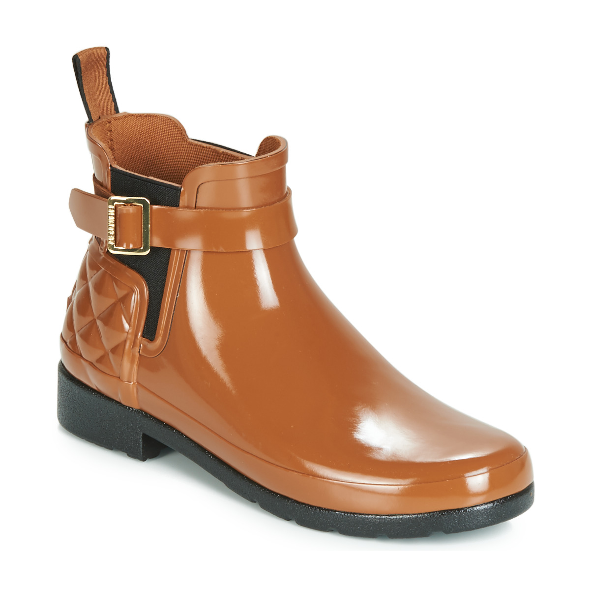 Hunter - REFINED GLOSS QUILT CHELSEA - Camel