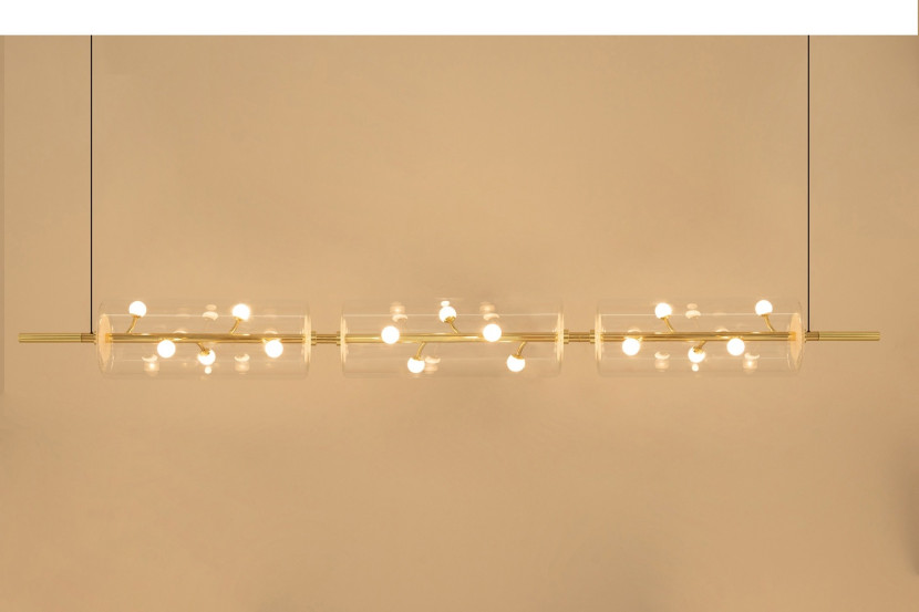 MOOSEE lampa wisząca CLARA złota