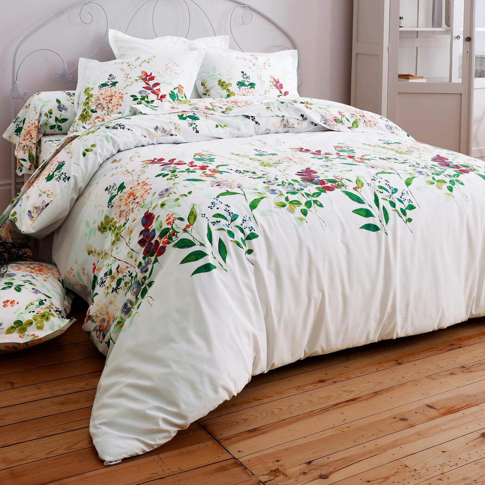 SELENA - Housse de couette 260x240 multicolore en coton