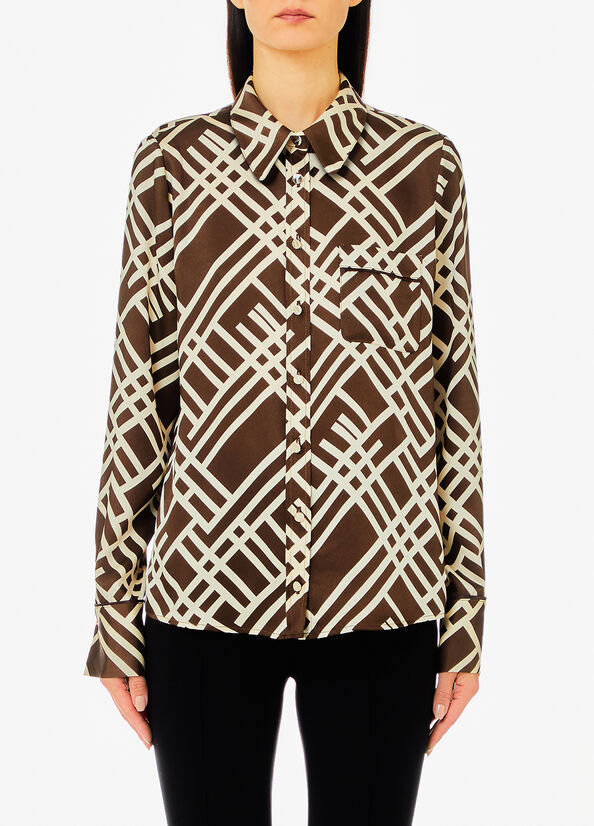 Camicia con stampa check