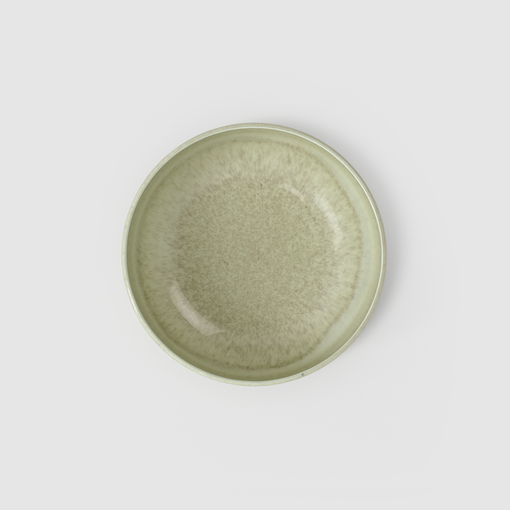 Perlemor Cereal bowl - Green, 16.6 oz, Premium Porcelain