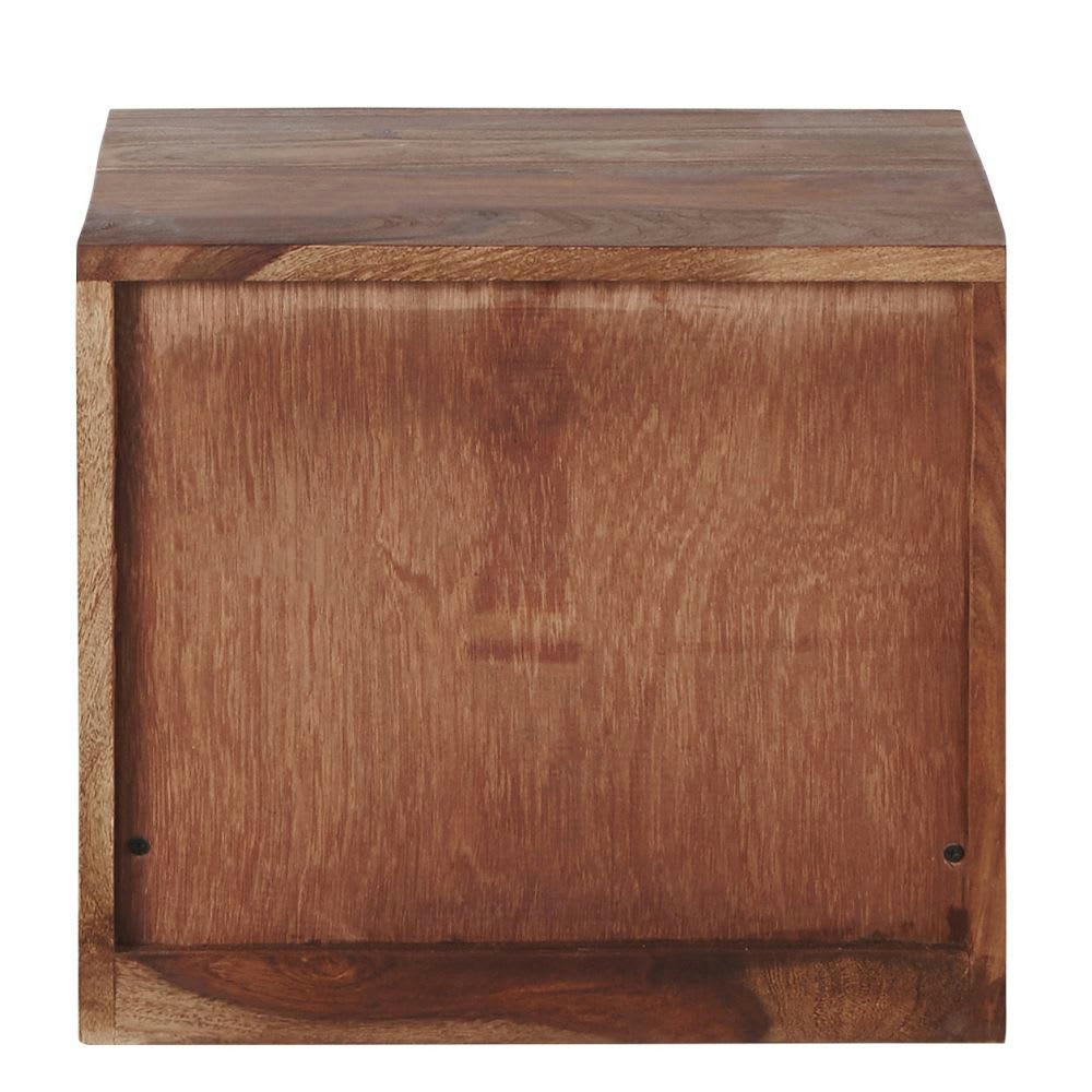Stockholm - Table de chevet avec tiroir en sheesham massif