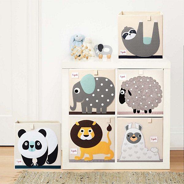 3 SproutsBoîte de rangement pour jouets éléphant