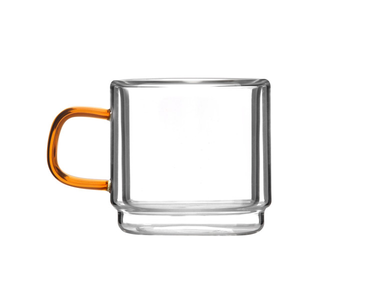 Komplet 2 Szklanek Z Podwójną Ścianką Do Espresso 80 ml
