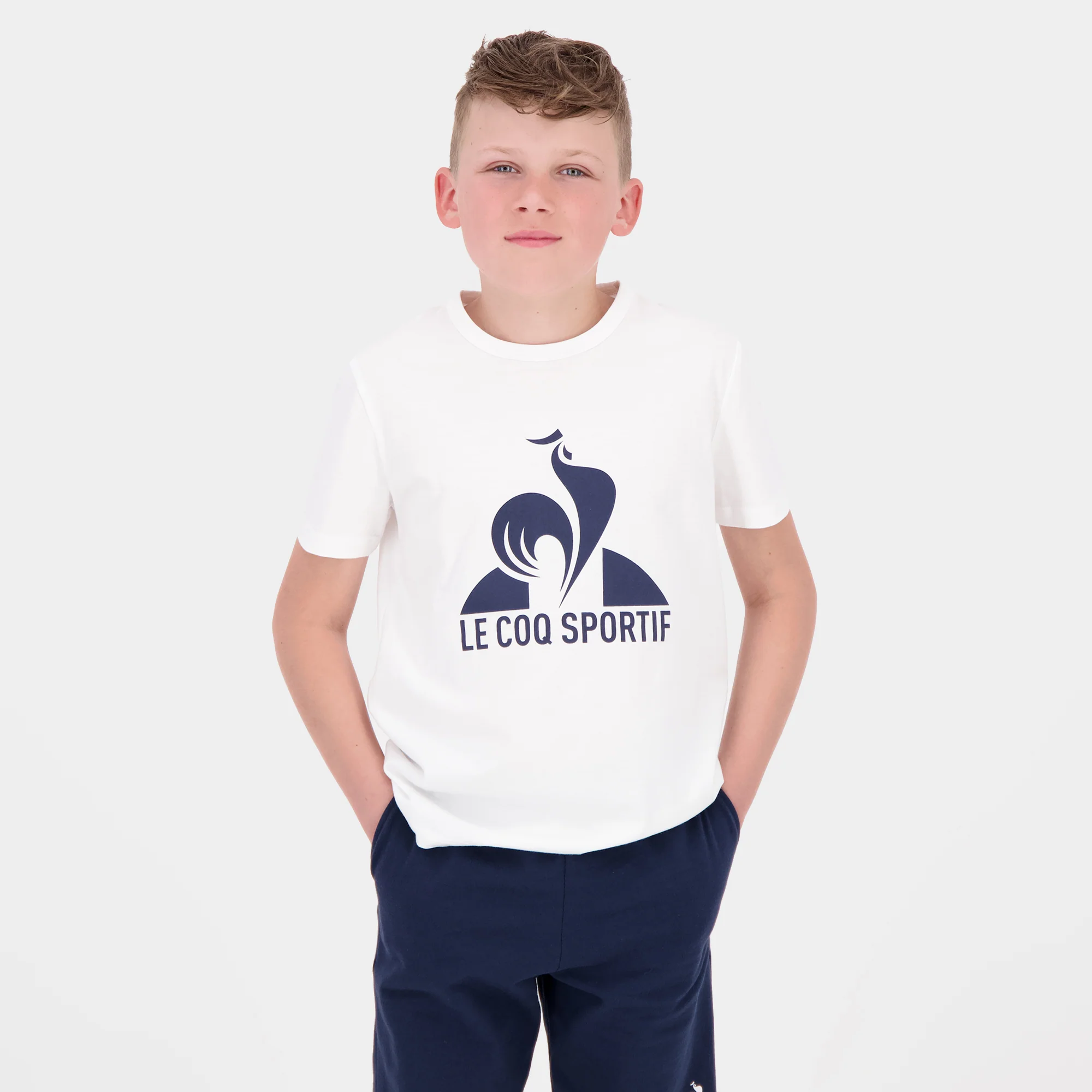 T-shirt Essentiel en jersey de coton avec impression logo