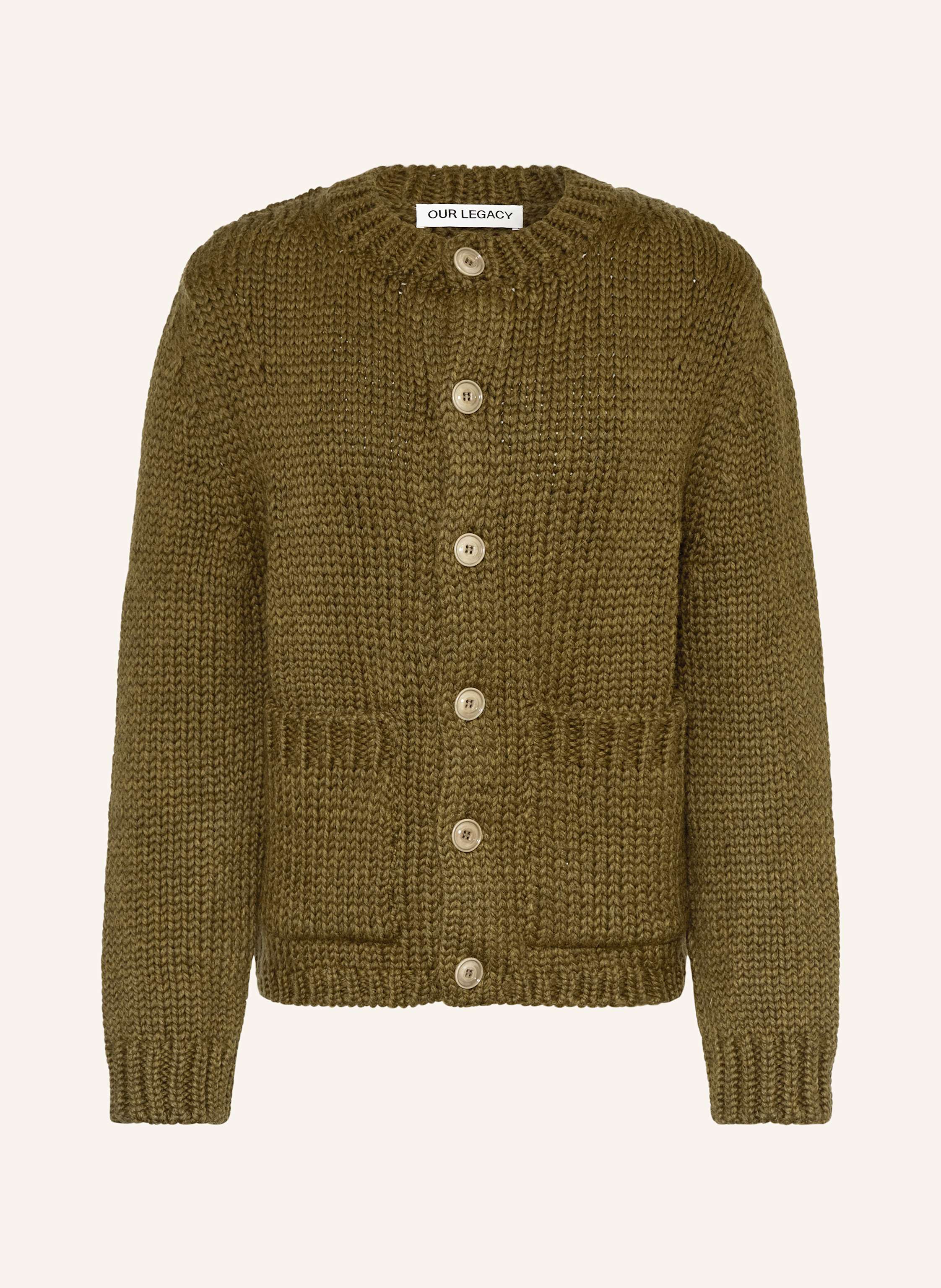 OUR LEGACY Strickjacke mit Alpaka