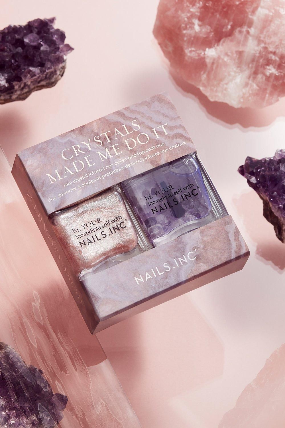 Nails Inc Crystals Made Me Do It Nail Polish Duo Gift Set
