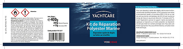 Kit de réparation marine 0,20 m² YachtCare