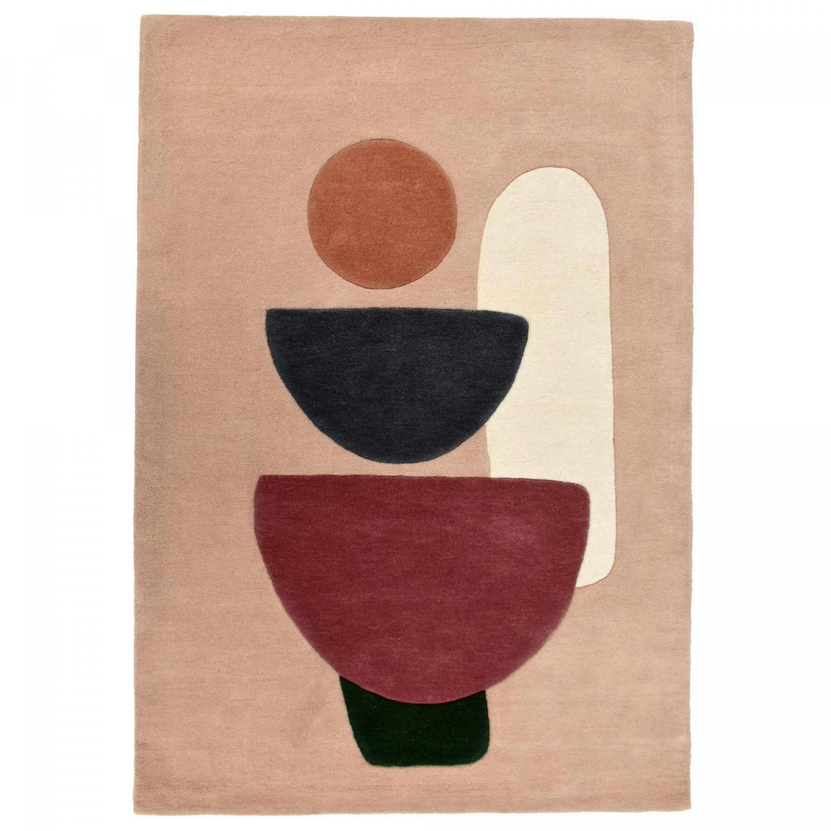 ARCILLA - Tapis salon beige 160x230