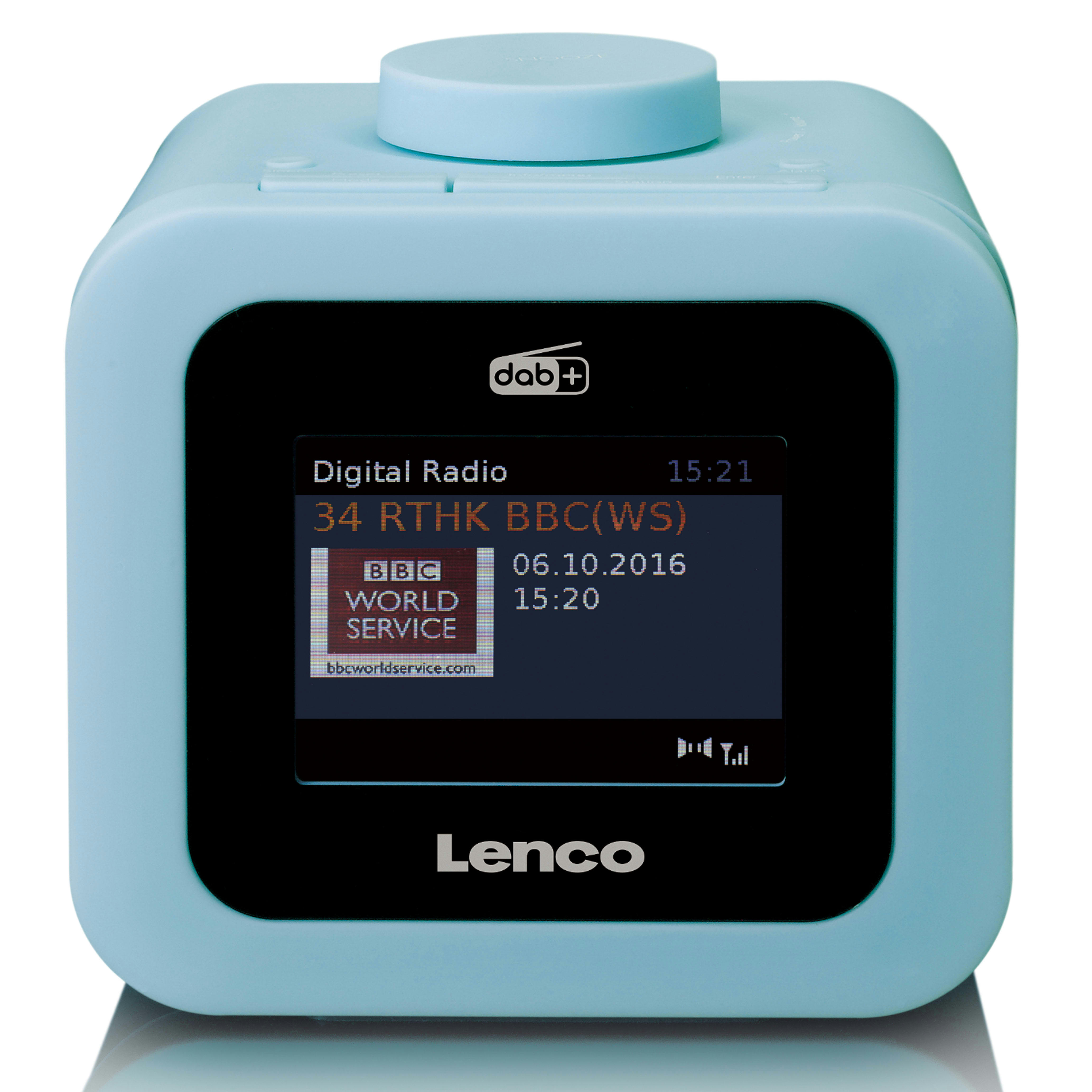 - Radio-réveil dab+ fm avec écran couleur bleu
