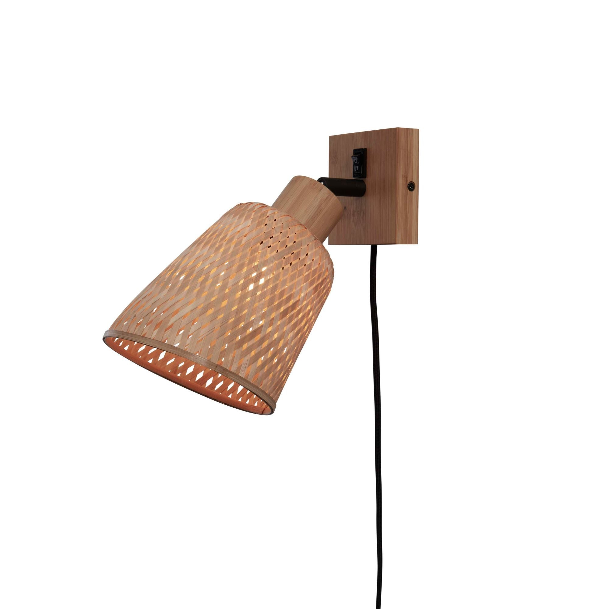 GOOD&MOJO Wandlamp Java - Bamboe - Ø15cm