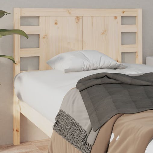 NNEVL Headboard 96x4x100 cm Solid Wood Pine