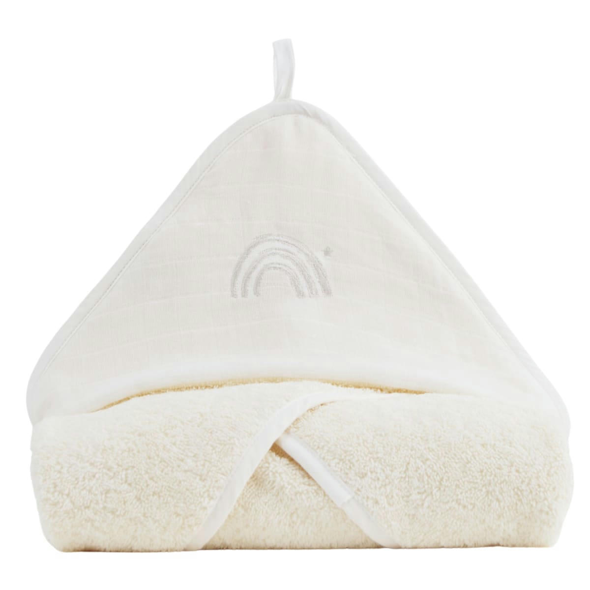 ARC-EN-CIEL - Cape de bain coton bio 75x75 cm