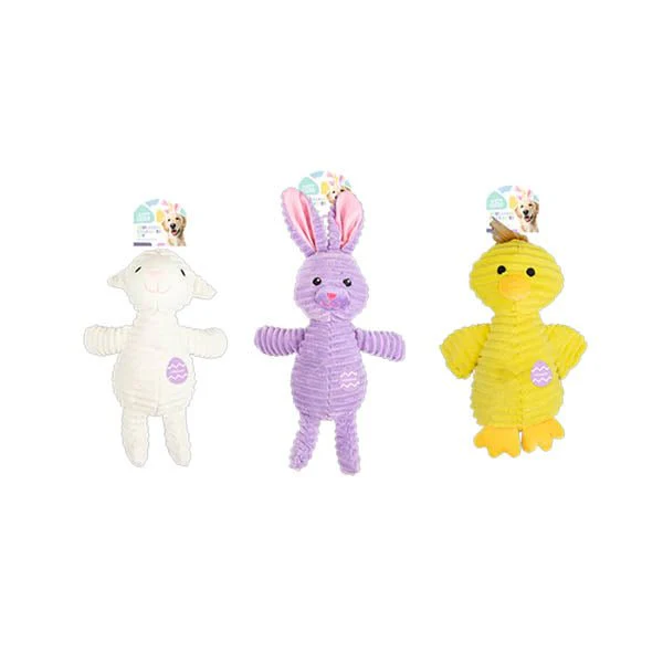 Hoppy Easter Squeaking Character Pet Toy