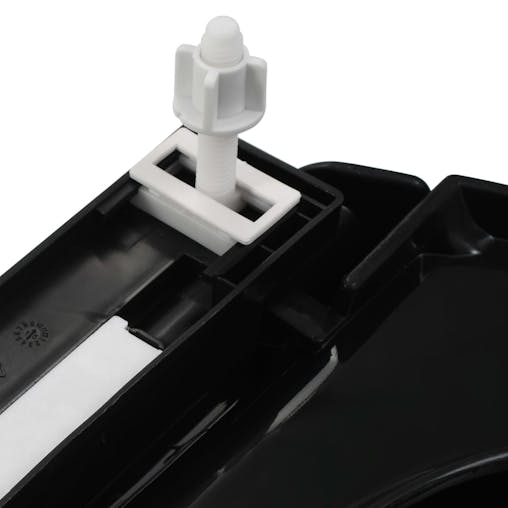 NNEVL Soft-close Toilet Seat with Quick-release Design Black