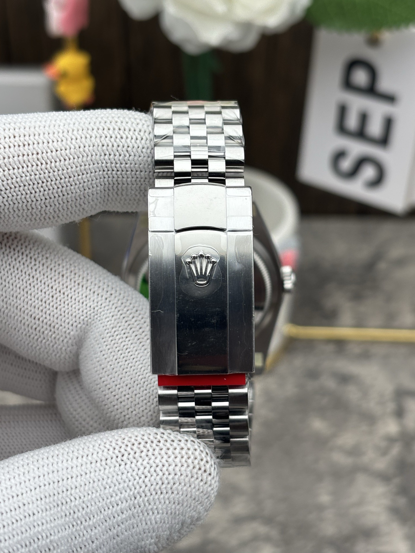 Rolex Datejust 36 Fluted Bezel Blue Fluted-Motif Dial Jubilee Watch  -10