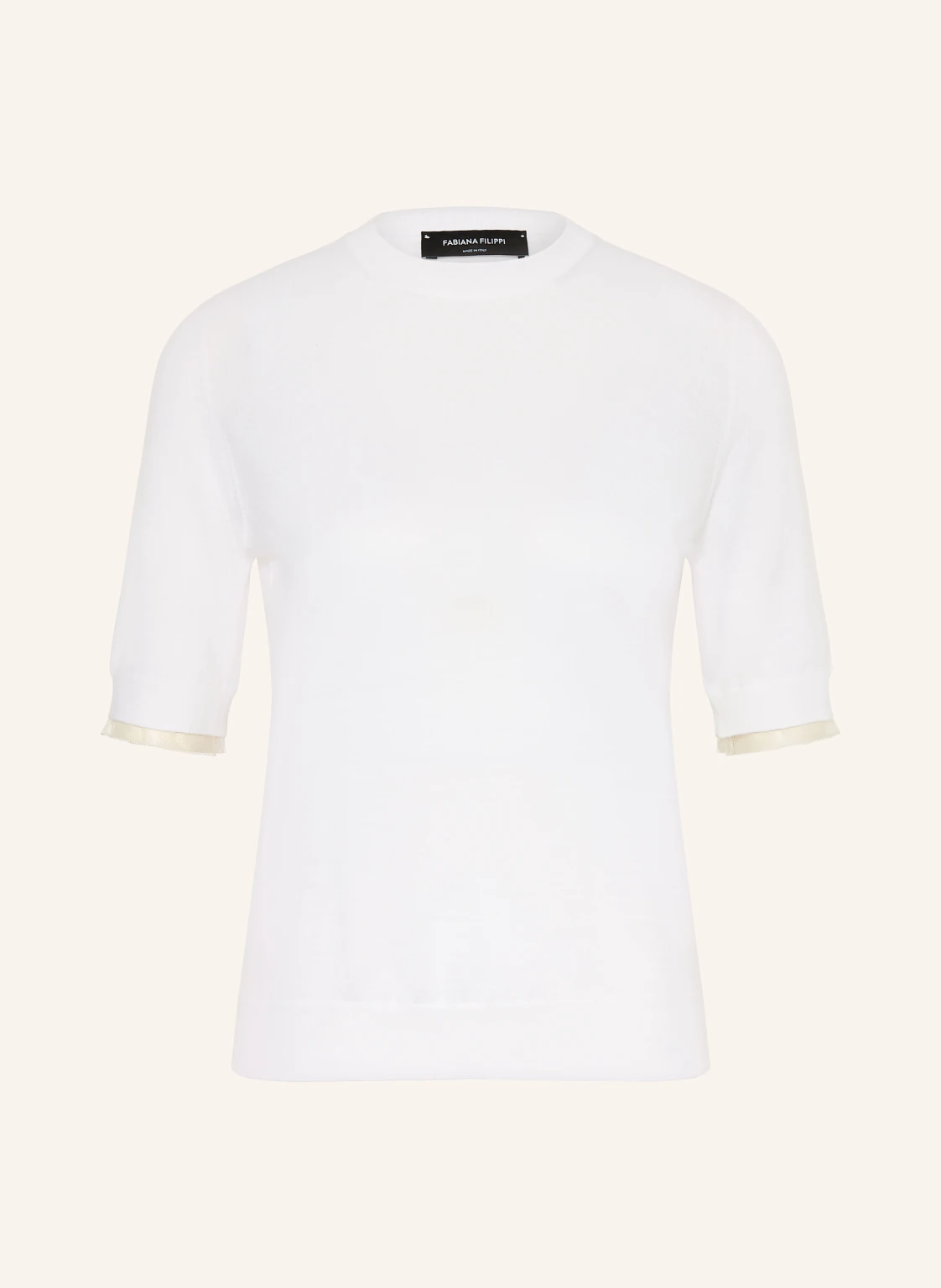 FABIANA FILIPPI Strickshirt mit Schmucksteinen