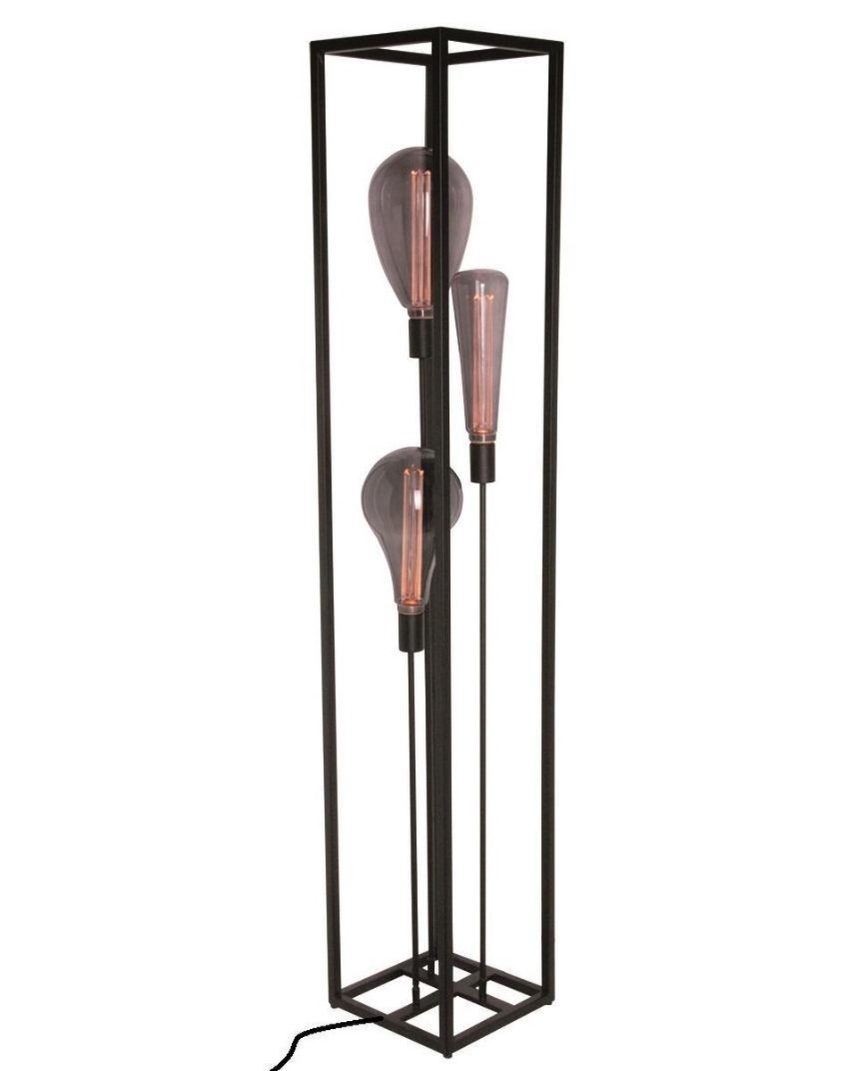 Freelight vloerlamp Palco - 3 lichts - 28 x 161  cm - zwart