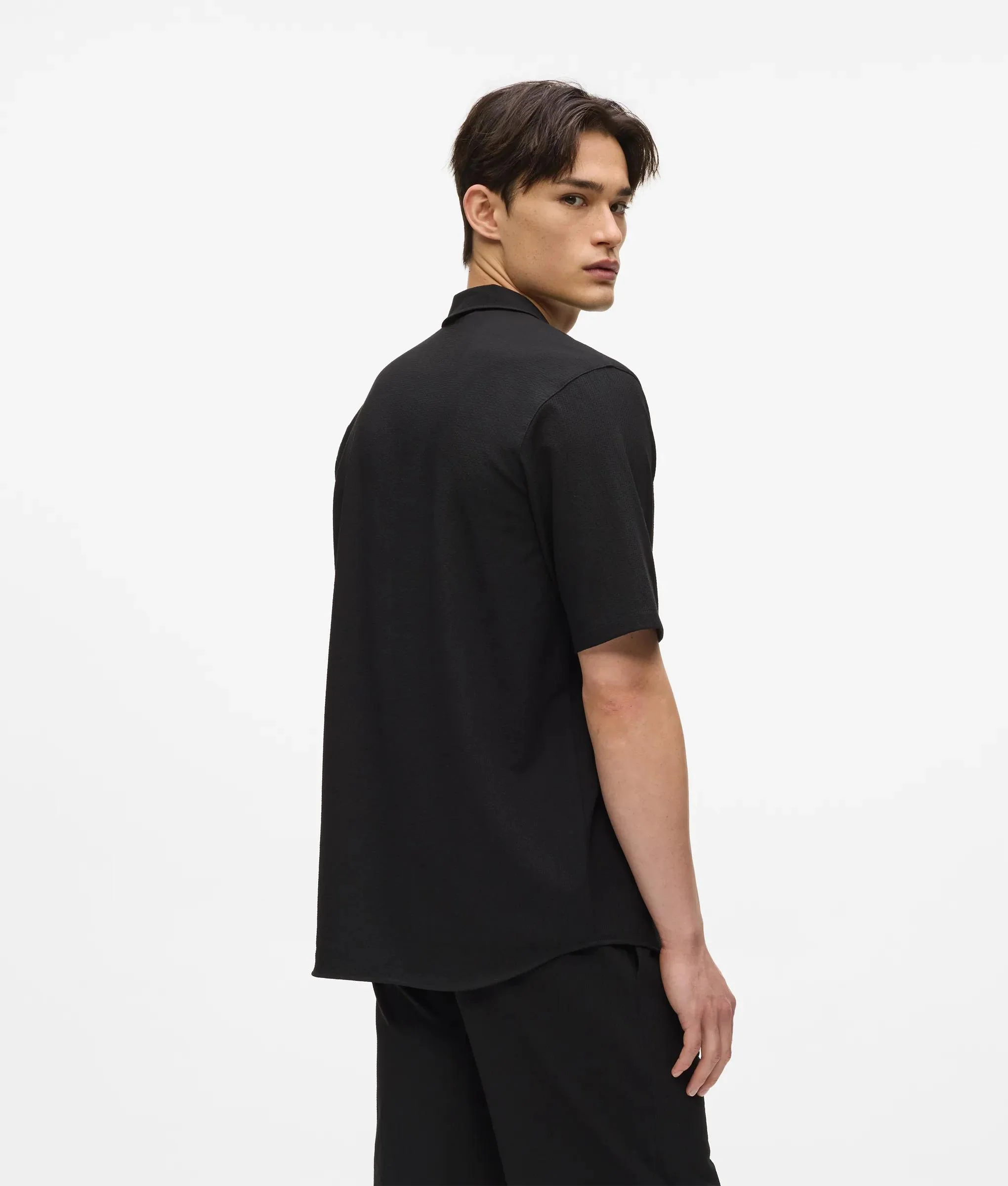 Chemise à manches courtes Monogram
