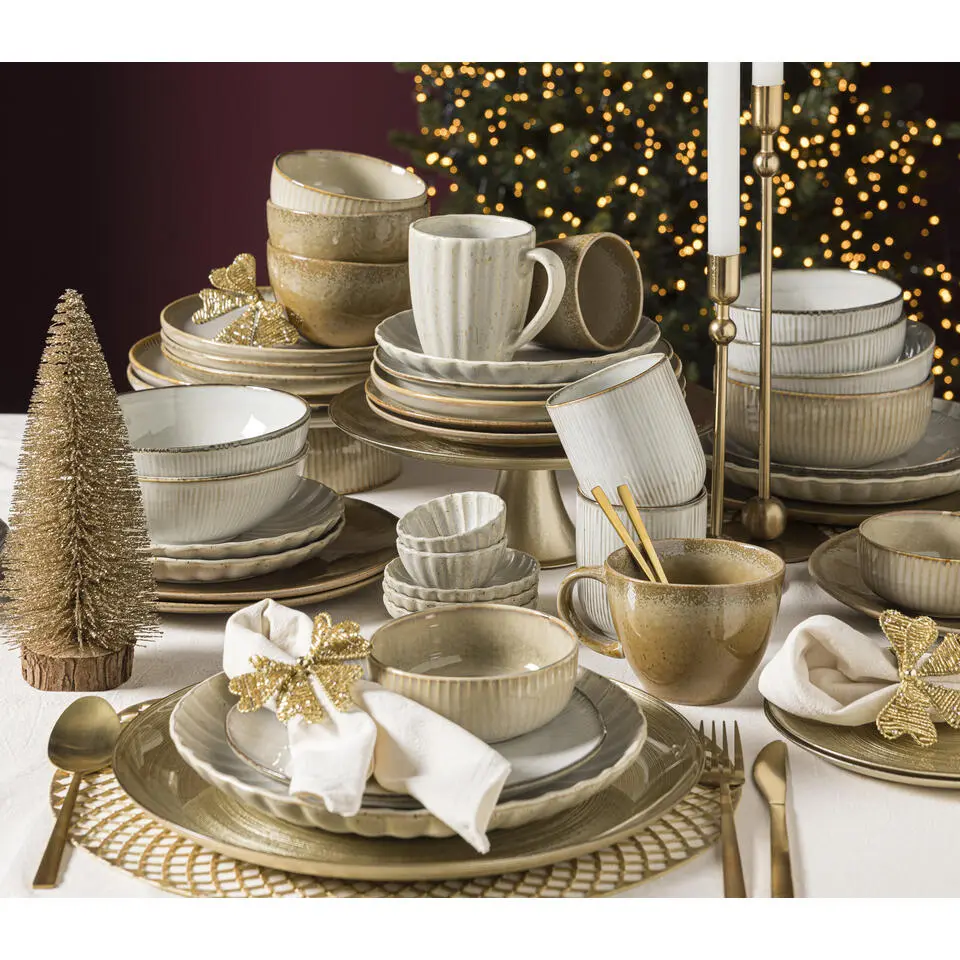 Schaaltje Camille - beige - stoneware - &Oslash;11,5 cm