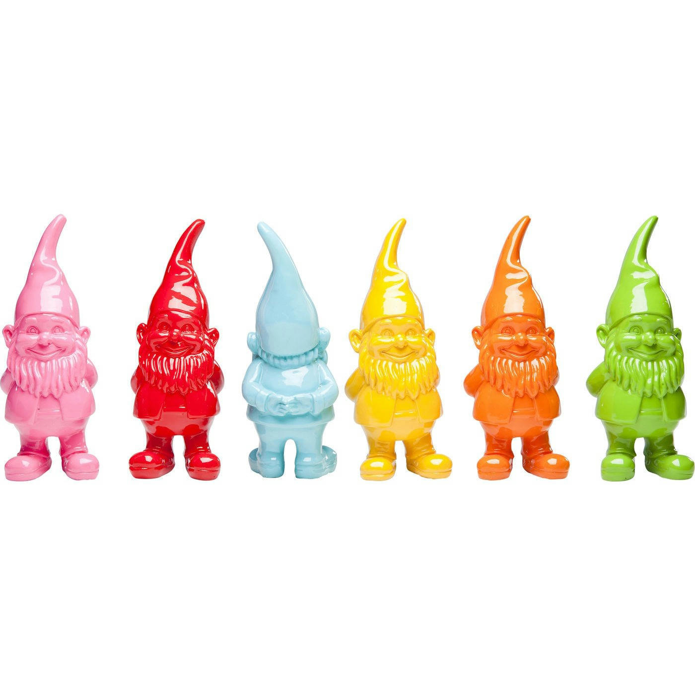 - Statuettes nains multicolores H11 (x6)