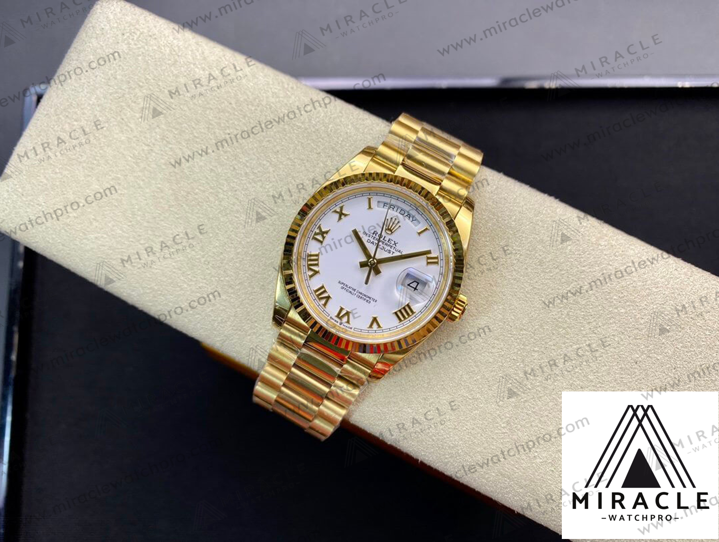 ROLEX-DAY DATE-REF.M128238-ELITE CLONE-36MM(White Dial)-Replica Watch