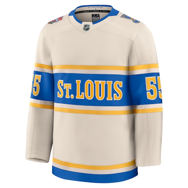 Colton Parayko St. Louis Blues  2025 NHL Winter Classic Premium Player Jersey - Cream