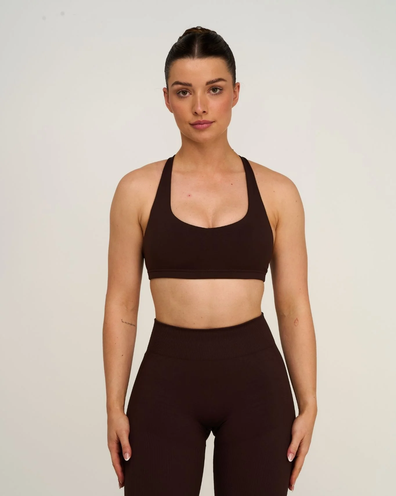 Elevate™ Sculpting Medium Impact Multiway Bra | Coffee