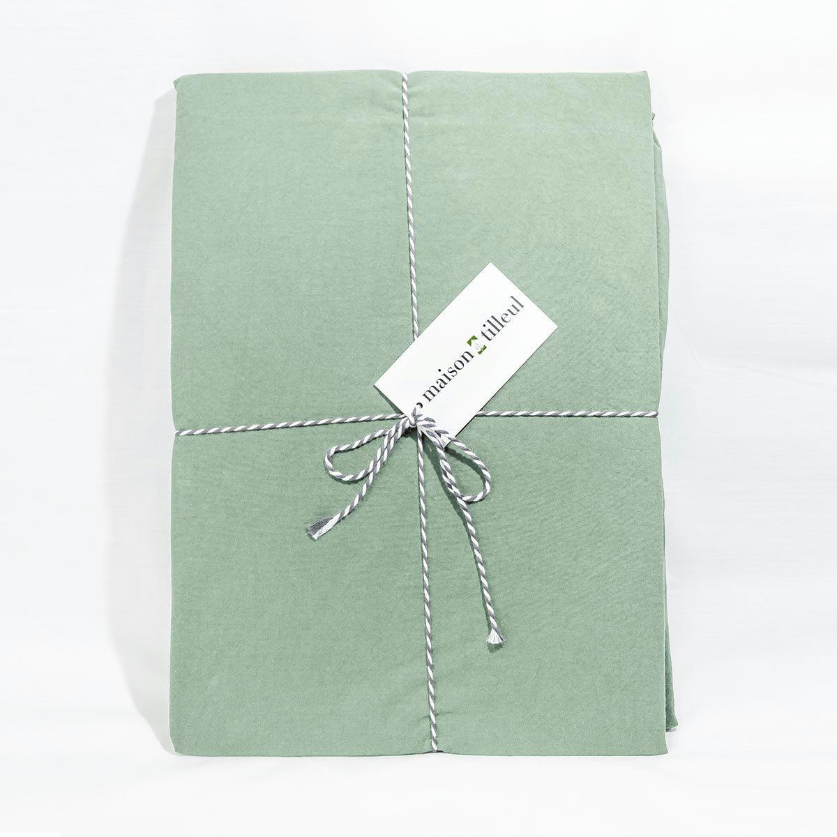 NINON - Drap housse percale de coton lavée - L160,000 x l2