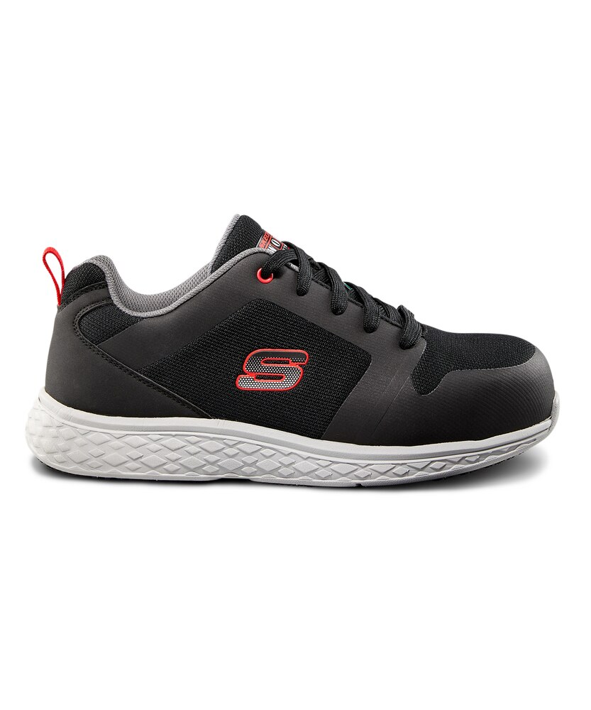 Skechers Work Men's Aluminum Toe Steel Plate Lace Up Athletic Safety Shoes