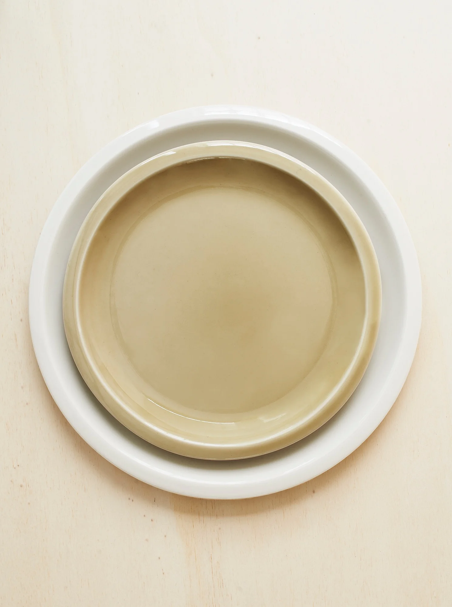 assiette plate craie