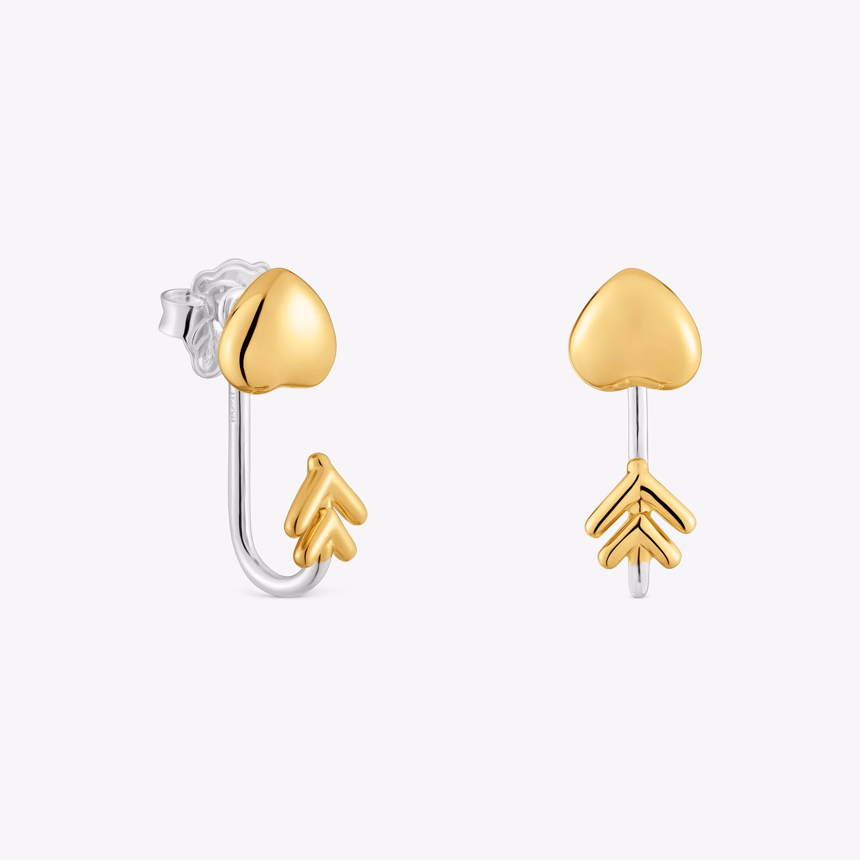 Pendientes bicolor TOUS Flechazo