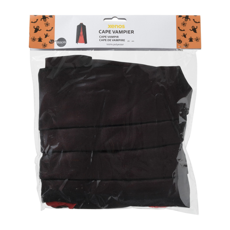 Kids cape vampier - one size - 80 cm
