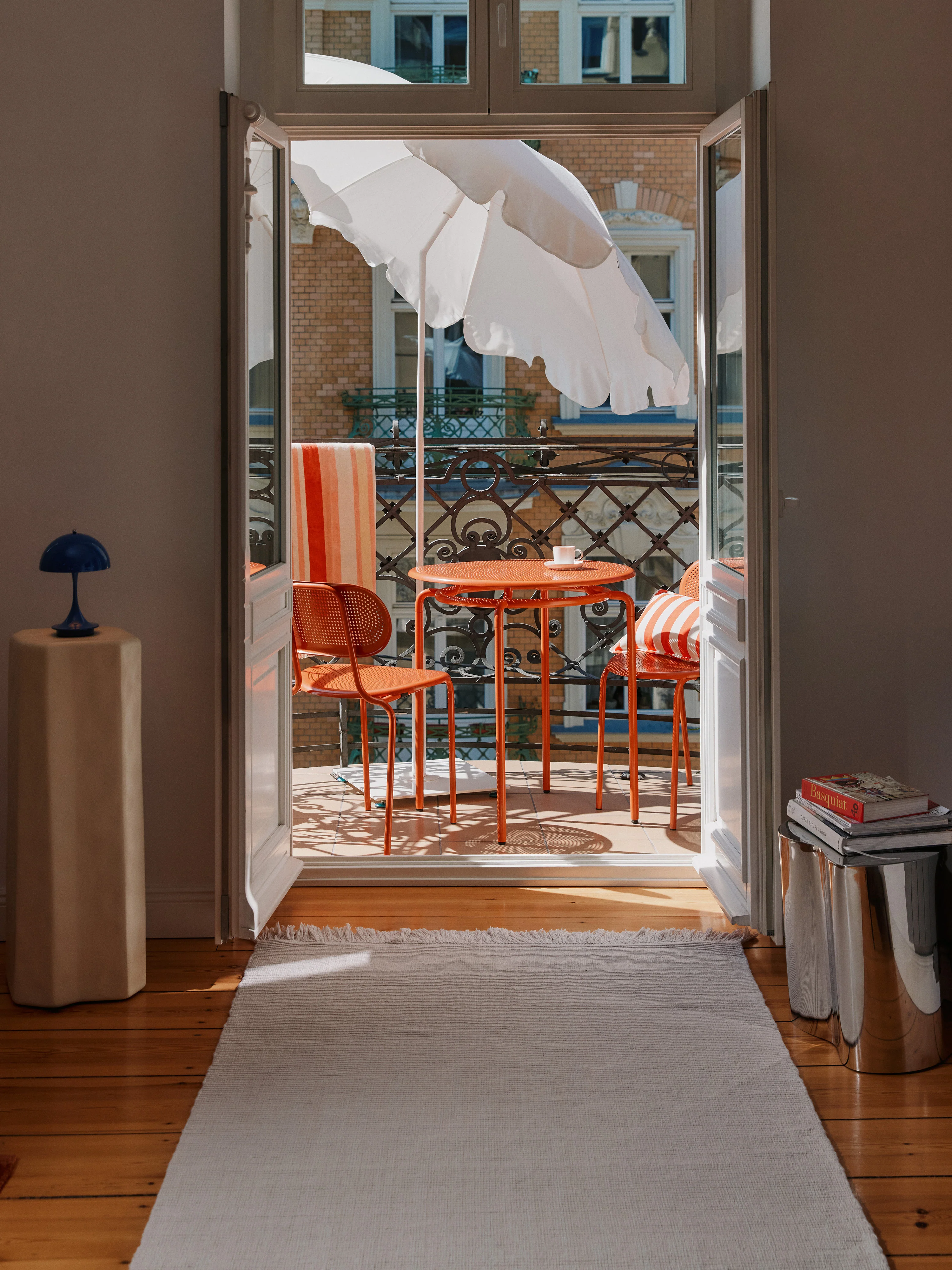 Handgewebter Indoor & Outdoor-Teppich Sumit