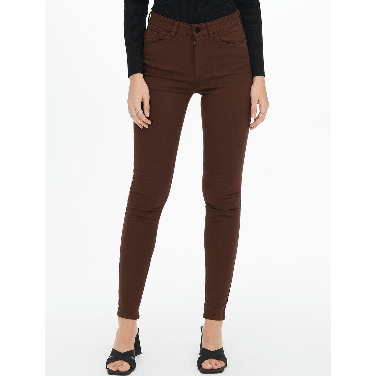 Pantalon skinny, taille haute