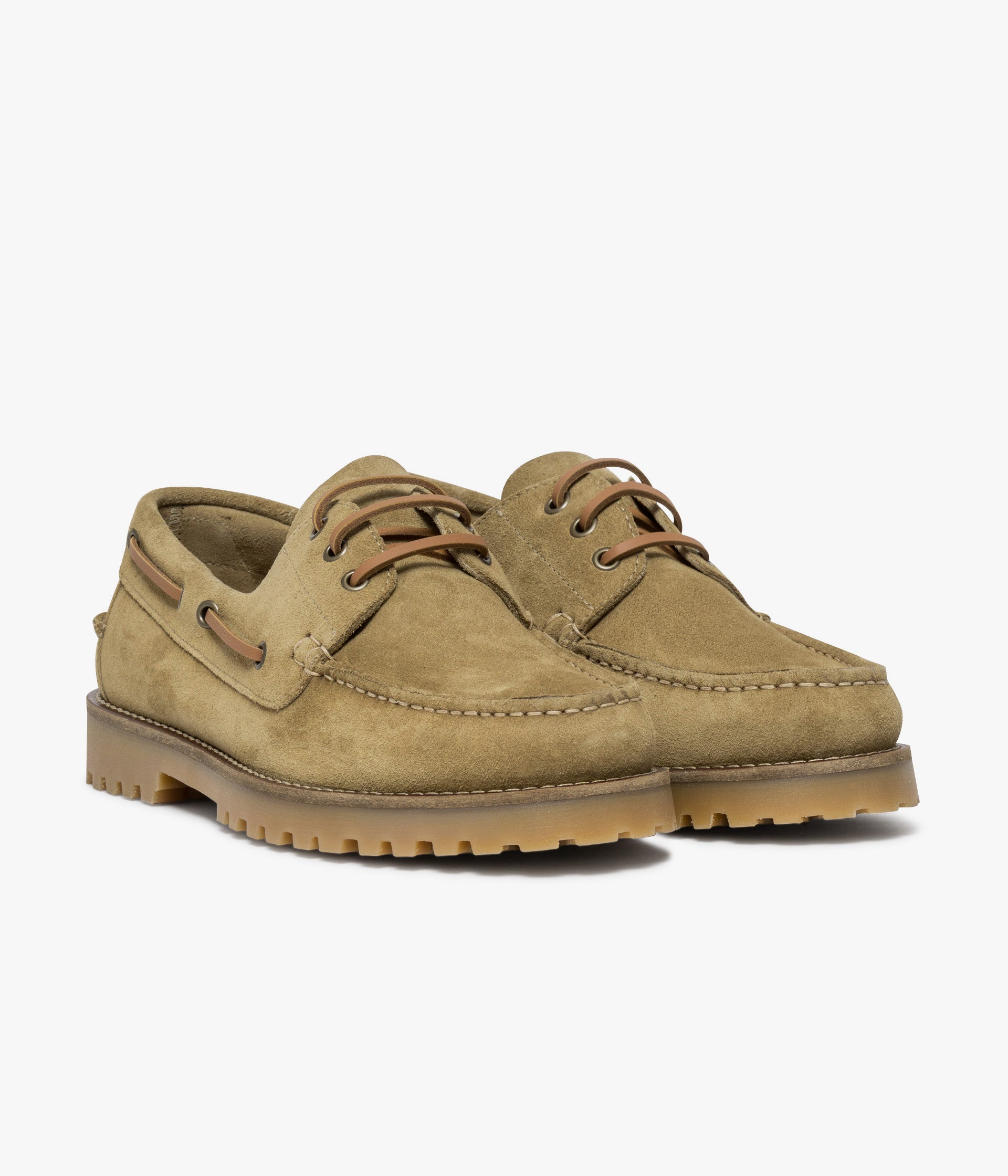 Chaussure bateau Duckie beige