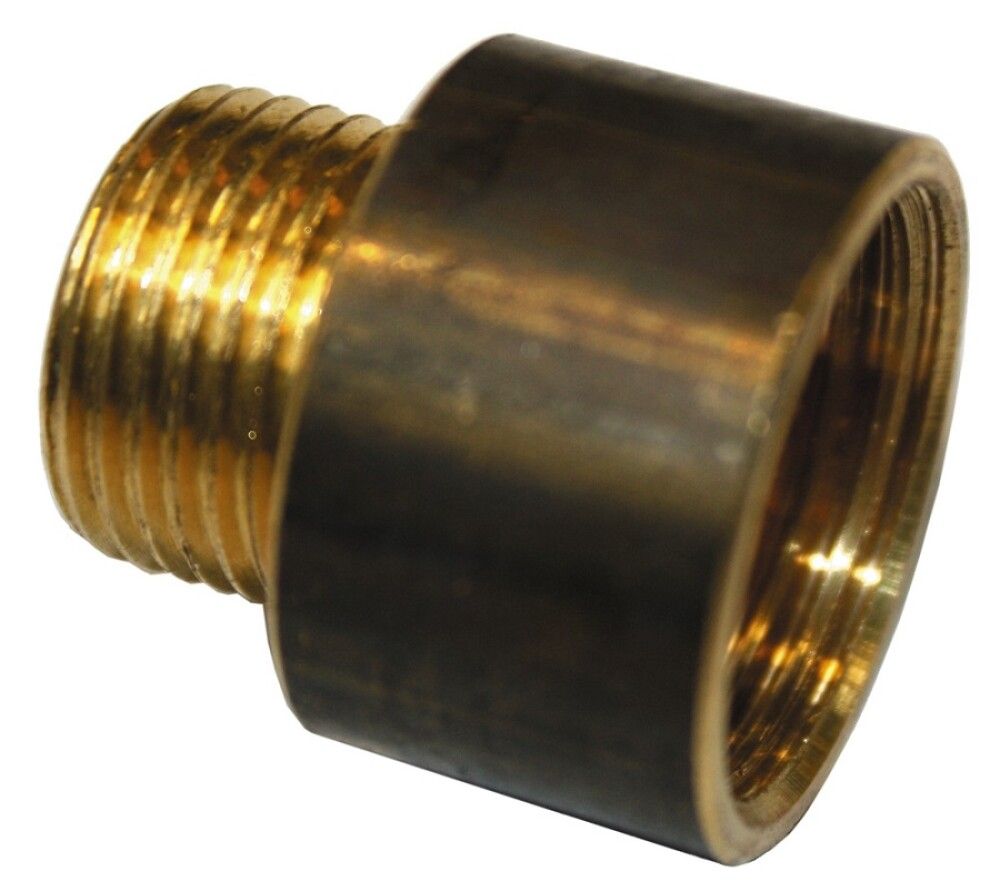 MUFFE MESSING 1/2" X 3/8"
