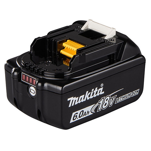 MAKITA Pack de 1 Batterie Li-Ion 18V 6Ah BL1860B   Chargeur simple DC18RC